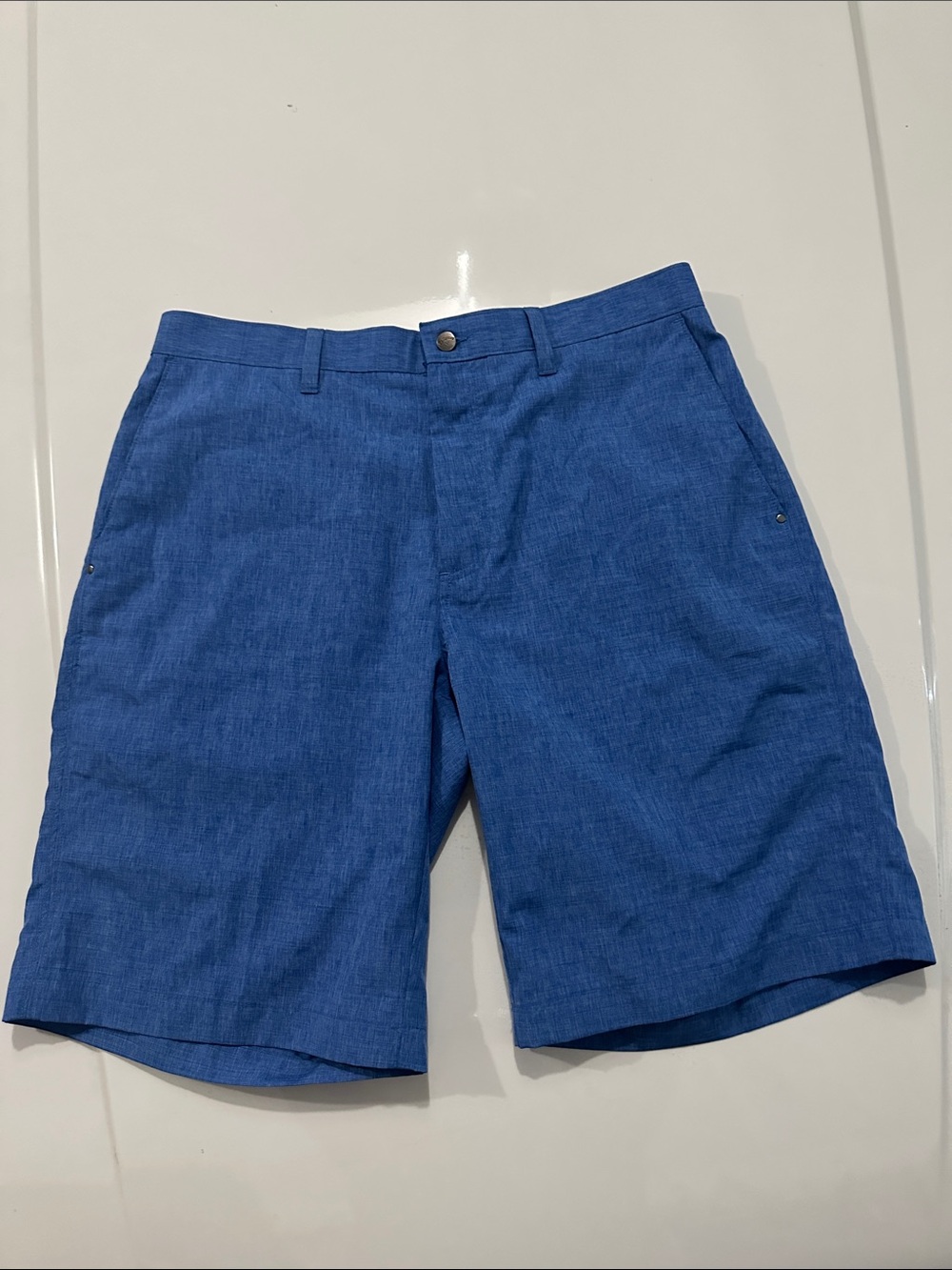 Callaway Men's Royal Blue Flat-Front Golf Shorts